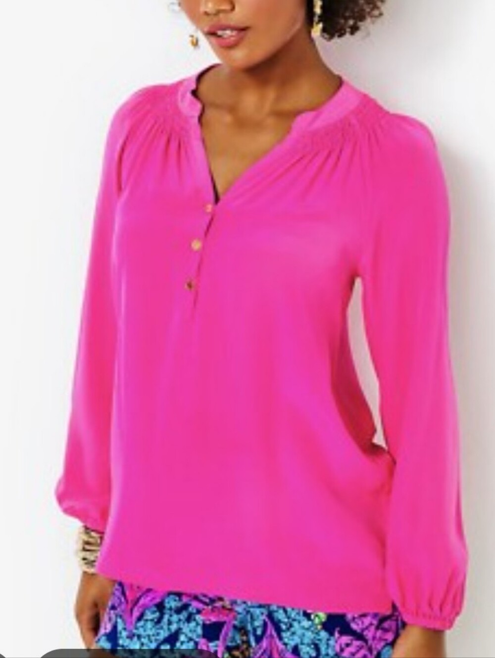 Lilly Pulitzer Elsa Silk Top